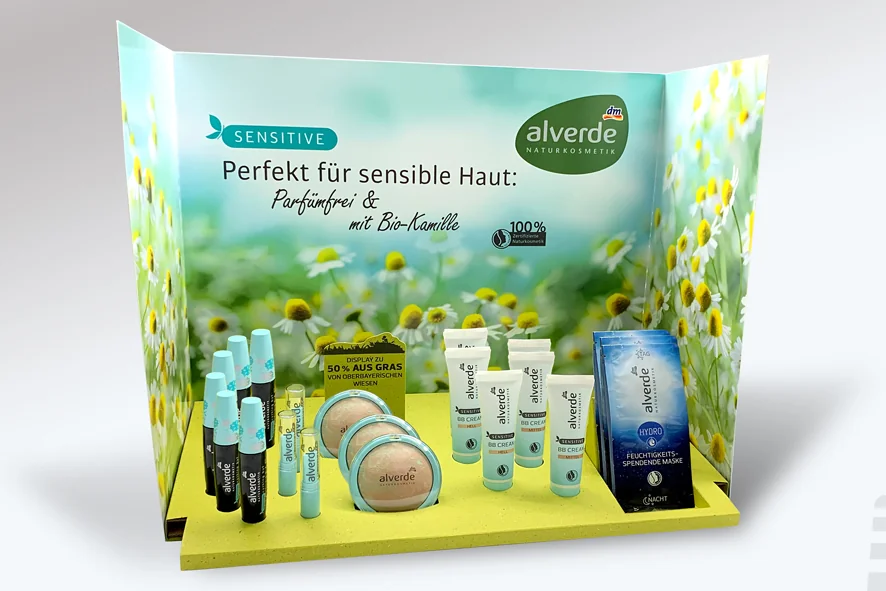 Pappdisplay für Promotion-Aktionen