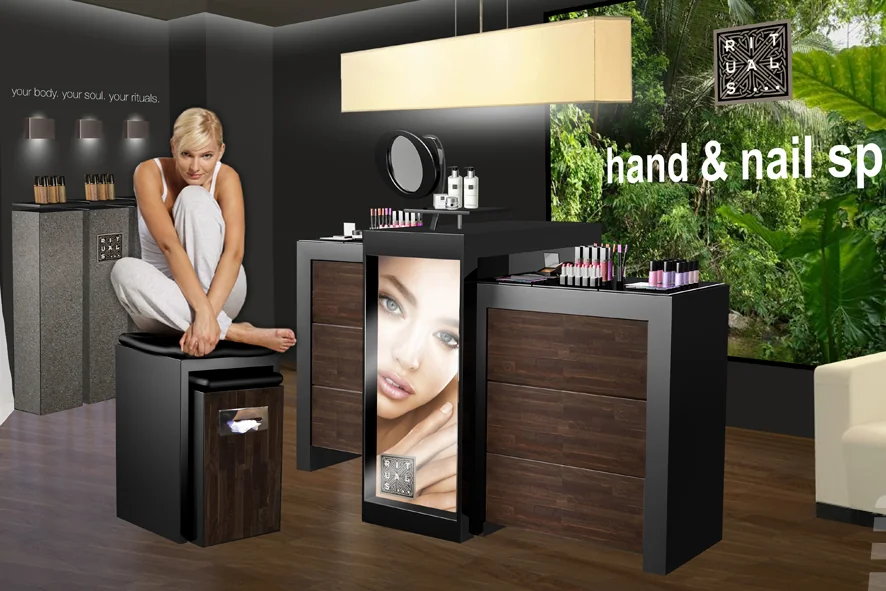 Shop-in-Shop-Fläche für RITUALS Hand & Nail Spa